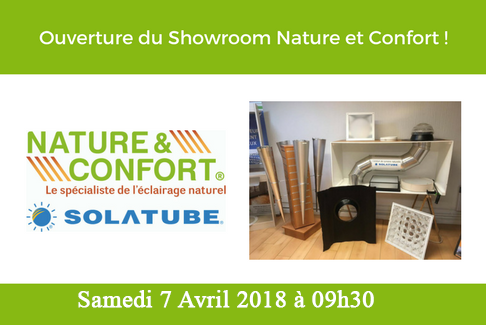 Ouverture du showroom le Samedi 7 Avril 2018 !