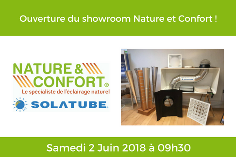 Ouverture du showroom le Samedi 2 Juin 2018 !