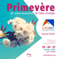 Salon Primevère 2022: Logibio stand V504 at Eurexpo Lyon. 25-27 Feb.