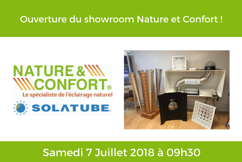 Ouverture du showroom le Samedi 7 Juillet 2018 !