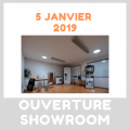 Ouverture du showroom le 5 janvier 2019. Présentation de produits d'éclairage et de ventilation.