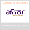 Logo du groupe AFNOR : norme éclairage PR NF EN 12464-1