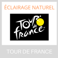 Tour de France logo avec "Éclairage Naturel"
